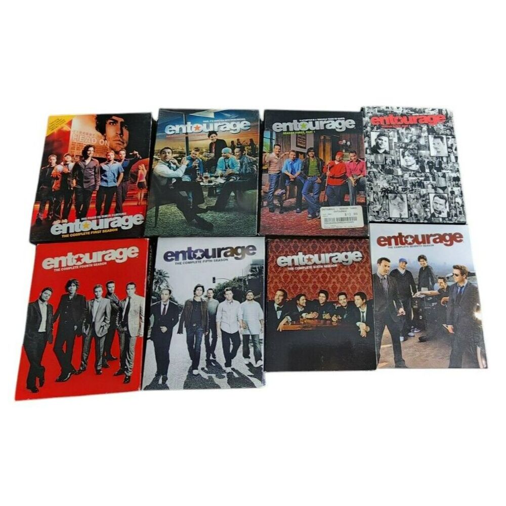 Entourage Complete Seasons 1-7 DVD Set HBO Series Vincent Chase Drama Comedy
